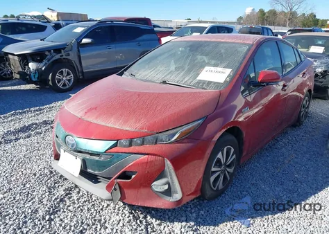 2017 Toyota Prius Prime Advanced z USA, uszkodzony, nr VIN JTDKARFP4H3009633